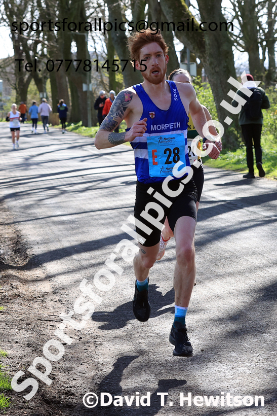 Senior Mens 12 Stage Road Relay, 2026 Northern Mens 12 and Womens 6 Stage Road Relays and Young Athletes 5k, Sheepmount Stadium, Carlisle. Photo: David T. Hewitson/Sports for All Pics
